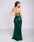 Bonita Emerald Sequin Dress evening dresses